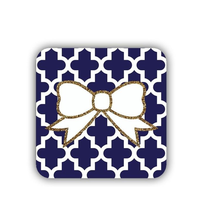 Generic Cup Mat With Bow Pretty Mdf Material N3
