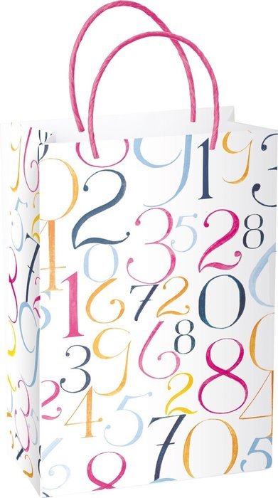 Boston International Gift Bags, Small, Winter Eddie, Pack of 12 N6