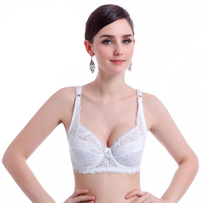 Bra Top ，Beautyvan Comfortable Push Up Deep V Ultrathin Underwire Padded Lace Brassiere Bra (34B/75B, Pink) N17