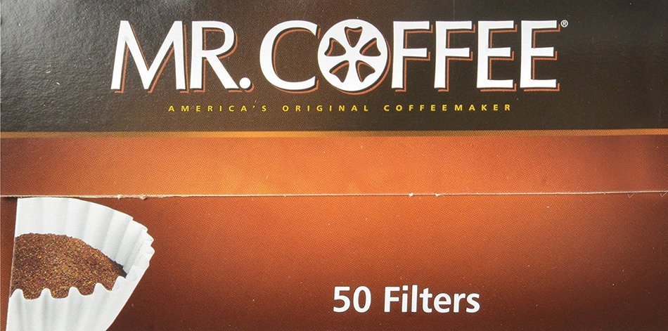 Mr. Coffee Basket Coffee Filters, 8-12 Cup, White Paper, 8-inch, 50-Count Boxes (Pack of 12) N2