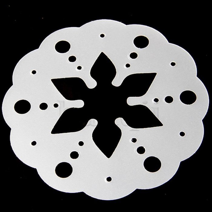 16 x Cappuccino Coffee Stencils Template Strew Flowers Pad Duster Spray N8