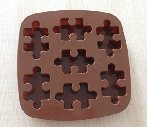 7 Hole Puzzle Cake Pudding Jelly Chocolate Cookie Mold Handmade DIY Soap Candle Ice Mould N2