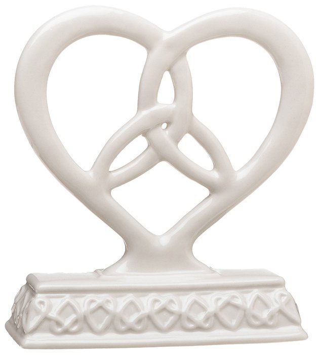 Weddingstar Heart Framed Trinity Knot Cake Top