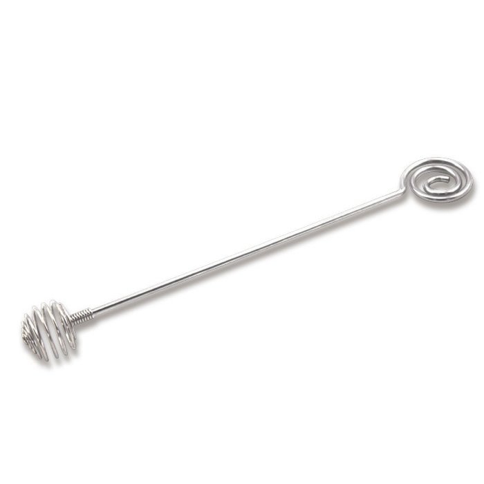 IMEEA 6-Piece 7.8inch SUS304 Stainless Steel Honey Stirrers Honey Dipper Stick for Honey Jar Pot Dispense N5