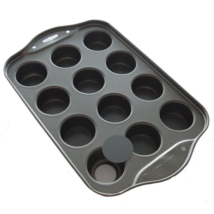 Stately Kitchens Deluxe Commercial Grade Mini Cheesecake Pan - Mini Tart Pan - Mini Muffin Pan - 12 Cavity