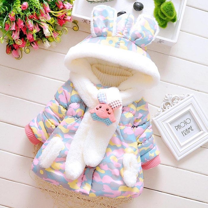Jackets ,BeautyVan Baby Infant Girls Fur Winter Warm Hooded Coat Cloak Jacket Thick Warm Clothes (S, Green) N8