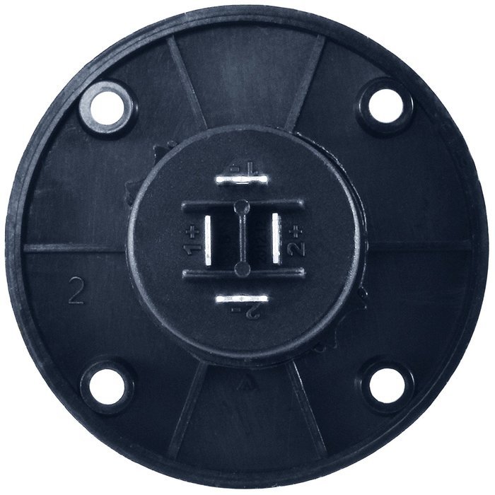 GLS Audio Speaker Jack Twist Lock 4 Pole Round - Compatible with Neutrik Speakon NL4MP, NL4MPR, NL4FC, NL4FX,...