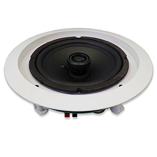 2-Way 6.5" In-Ceiling Speaker by MPC. Polypropylene cone & Neodymium Tweeters