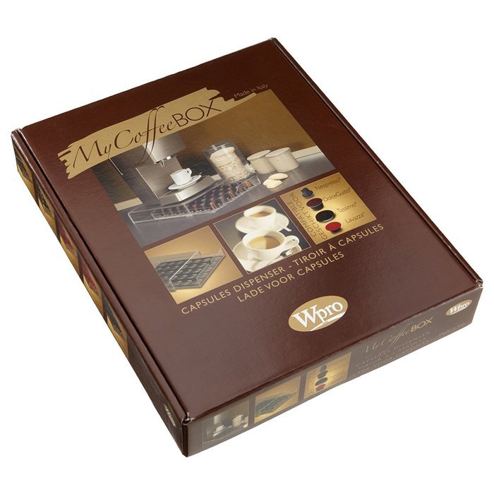 Whirlpool Transparent Coffee Pod Storage Box & Coffee Machine Stand N3