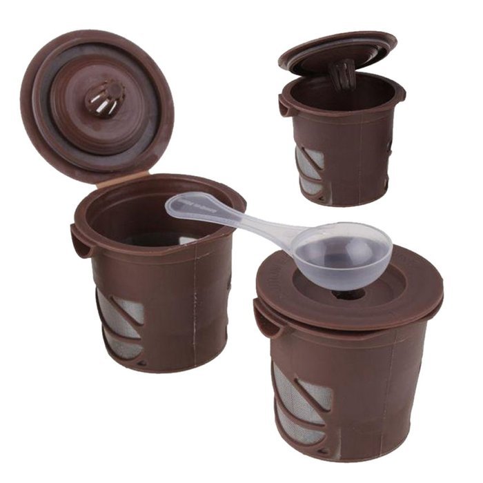 Meanhoo 3 pack Reusable Coffee Filter Smart Pod Alternative K-Cup Coffee Clever Coffee Capsule - Fits B30, B31... N4