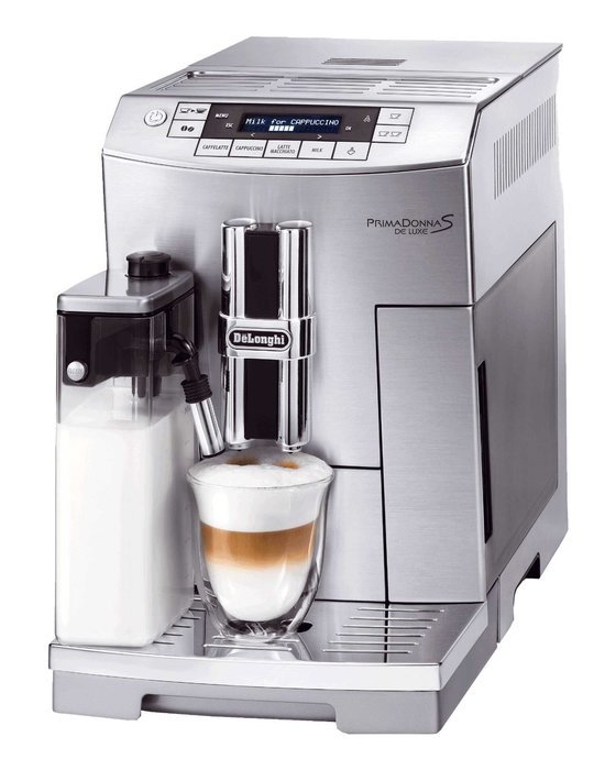 DeLonghi De&rsquo;Longhi PrimaDonna S Deluxe Super Automatic Espresso Machine ECAM26455M N2