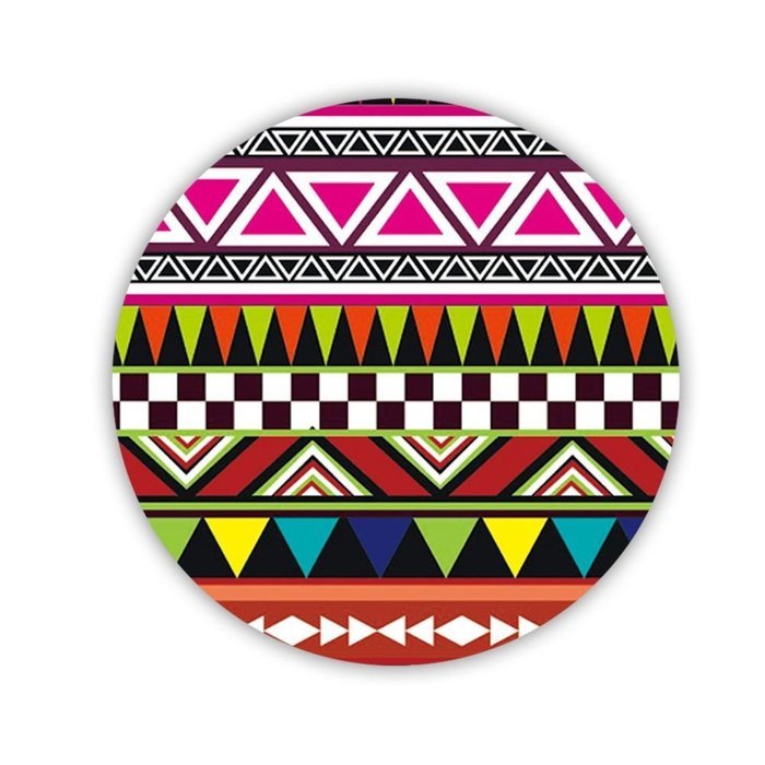 Generic Kawaii Mdf Design With Aztec Tribal Pattern Coaster N5
