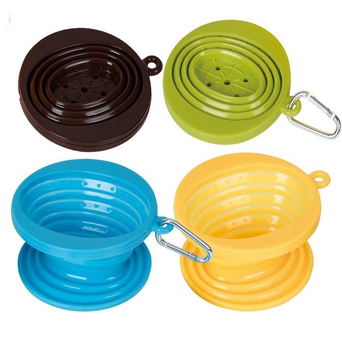 Jypc Collapsible Coffee Silicone for Camping,Hiking,Backpacking and Outdoor Use (Green)