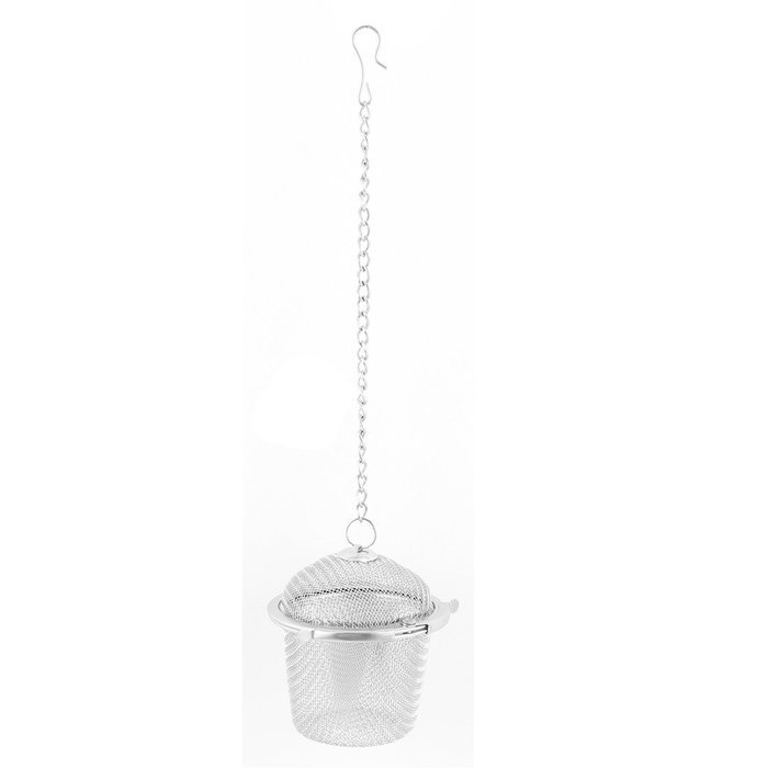 Stainless Steel Locking Mesh Ball Strainer Soup Tea Leaf Spice Infuser
