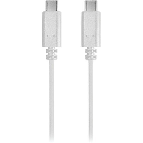 New IESSENTIALS IE-C2C-WT USB-C to USB-C High-Speed Cable, 3.3ft/1m (White)