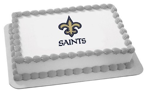 NFL New orleans Saints ~ Edible Cake Image Topper