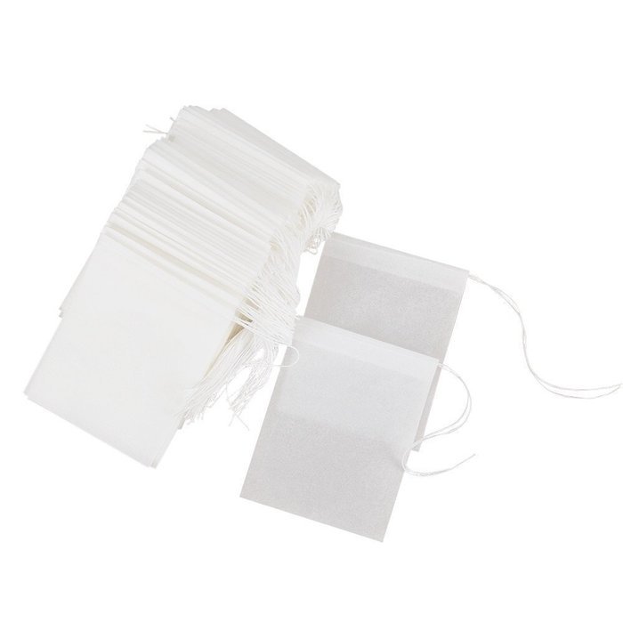 Miaomiao tea filter bags, 【safe and natural material,better leading,100 count】 disposable tea infuser, 1-cup capacity... N2