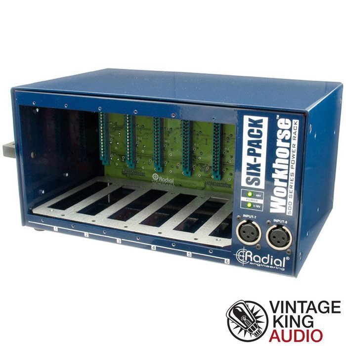 Radial Engineering SixPack 6-Slot 500 Series Rack N2