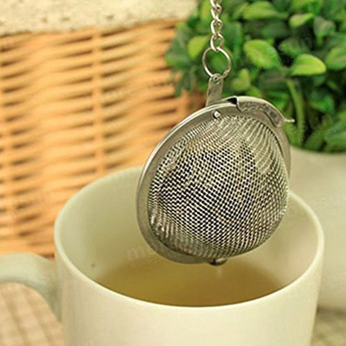 Pinovk Stainless Steel Mesh Ball Tea Leaves Infuser Strainer N3