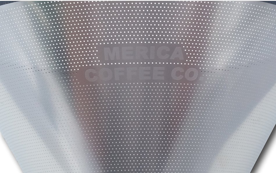 Coffee Filter for Hario V60, Chemex, Osaka carafes and other pour over coffee makers. Stainless Steel Reuseable... N5