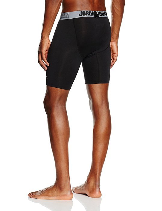 Nike Mens AJ All Season Compression 6" Traning Shorts Cool Grey/Black 642344-091 Size Medium N6