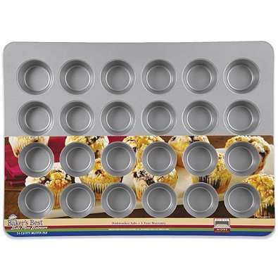 Wilton Bake More Nonstick Oversized 24-Cavity Muffin Pan, 21x15-Inch