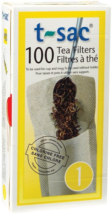 Tea Filter Bags, Disposable Tea Infuser, Size 1, Set of 100 Filters - from Magic Teafit