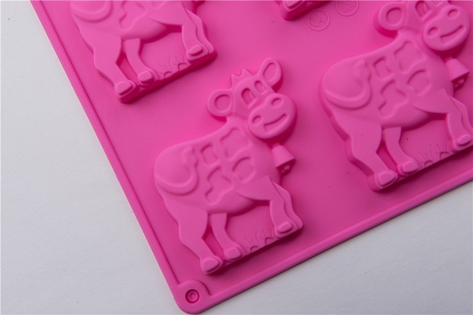 6 Cavity Little Caw Shape Cake Mold Cartoon Baking Handmade Mould N8