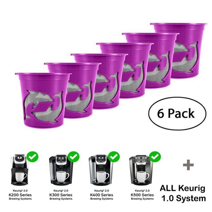 Refillable K-Cups Reuse Coffee Filters for Keurig Brewers - Fits K200, K300, K400, K500 Series and all 1.0 Brewers... N7