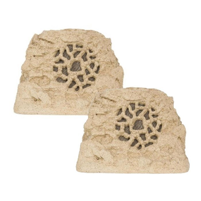 SpeakerCraft Ruckus 8 Series Rock Landscape Speaker - Pair (Sandstone)