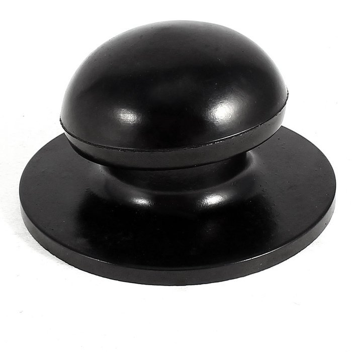 Plastic Cookware Pot Pan Lid Round Knob 4mm Screw Dia Black