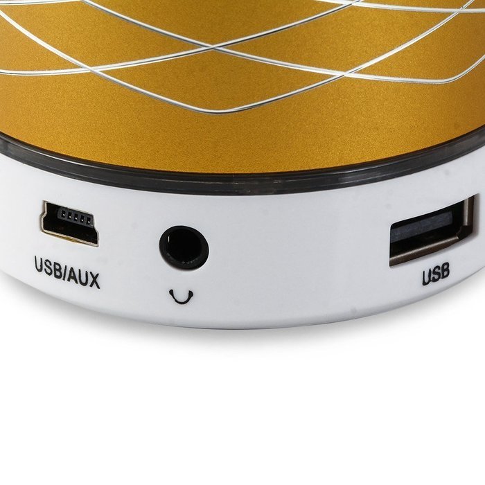 Mini bluetooth speaker, inShang 7 colors Flash LED Bluetooth mini speaker support hands free and TF card/USB,... N15