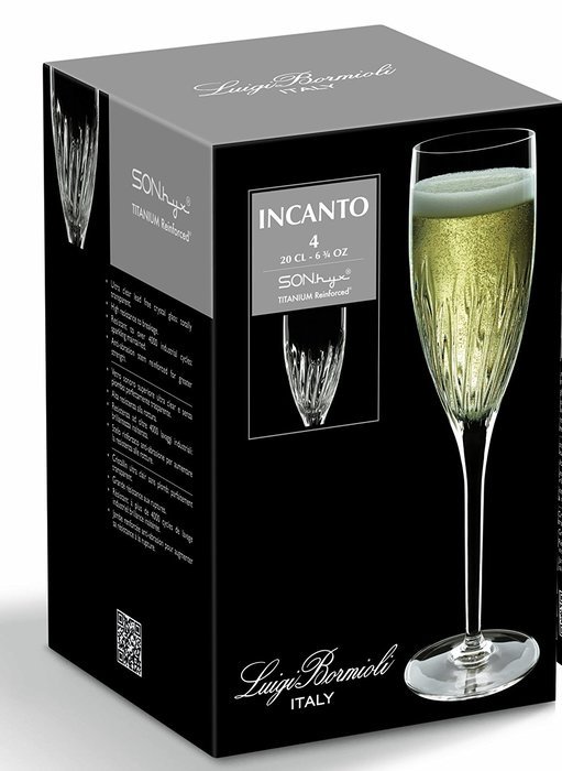 Luigi Bormioli Incanto Beverage Glass, 14.75-Ounce, Set of 4 N2