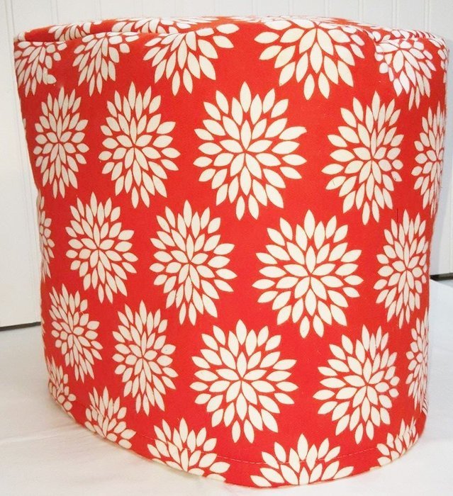 Orange Floral Starburst Keurig Coffee Brewing Systems Cover (B70, K70, K75, K79, All Orange Floral Starburst) N3