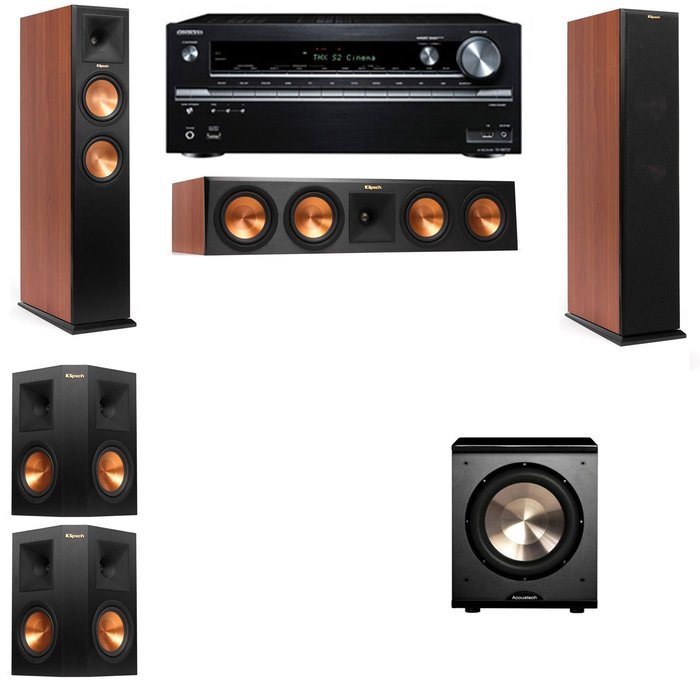 Klipsch RP-260F Tower Speakers CH-PL-200-5.1-Onkyo TX-NR838