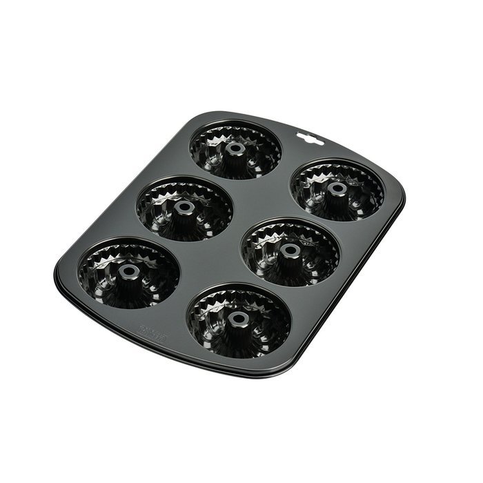 Kaiser Bakeware Mini Bundt Cake Muffin Pan, Makes 12 Cakes Excellent for Preparing Your Favorite Pastry Dessert... N2