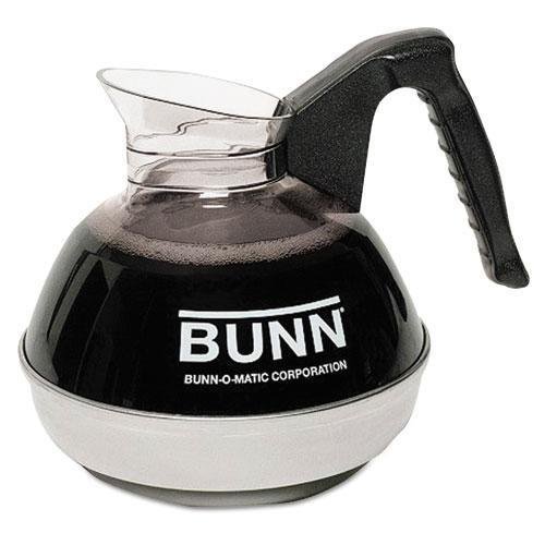 - 12-Cup Coffee Carafe for Pour-O-Matic Bunn Coffee Makers, Black Handle