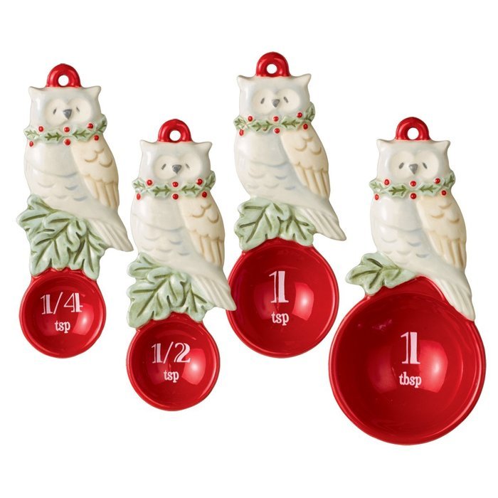 Grasslands Road Winter Wilderness Owl Measuring Spoons N5