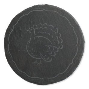 Turkey Etched Slate Trivet