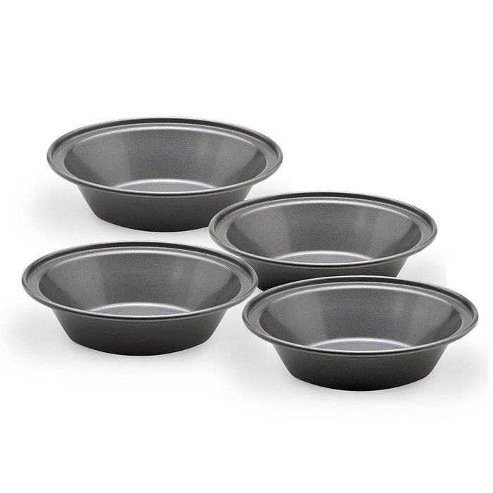 Mrs. Anderson&rsquo;s Baking Nonstick Mini Tart and Pot Pie Pan Set, 5-Inch, Set of 4