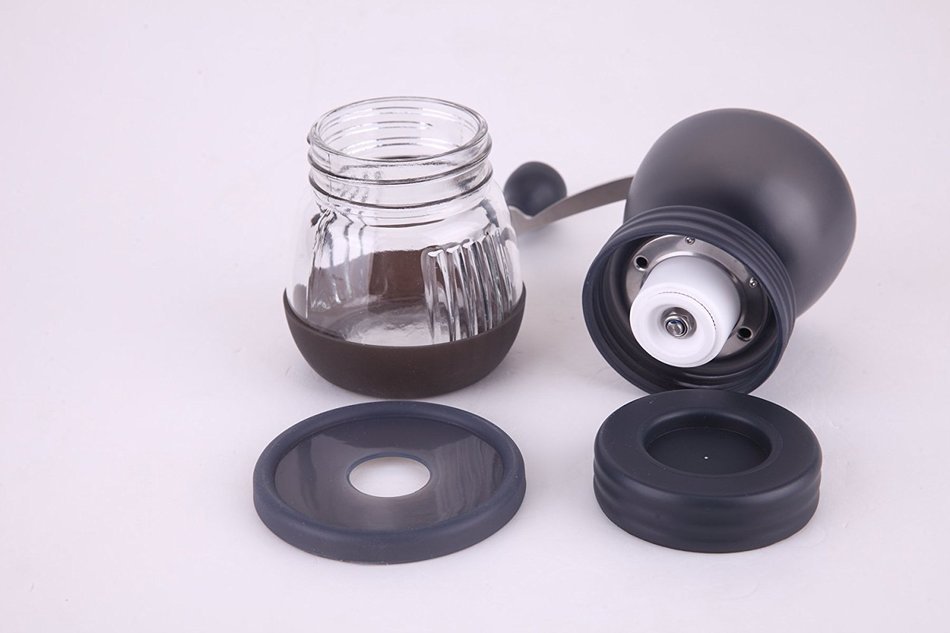 CoastLine Ceramic Burr Manual Coffee Grinder | Hand Crank Coffee Grinder for Espresso Coffee Bean Grinder for... N5