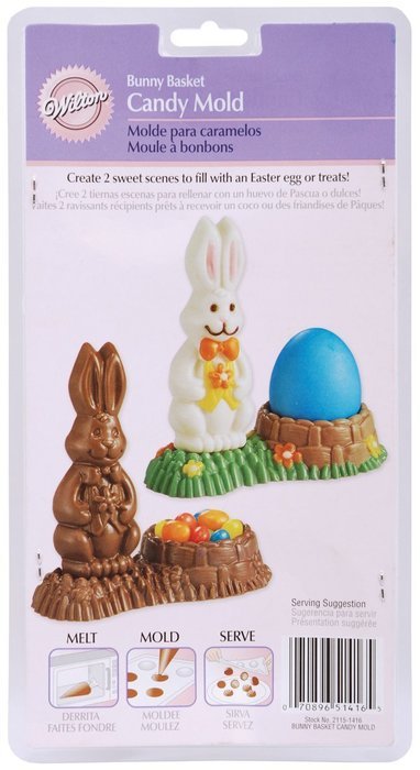 Wilton Hoppy Easter Pretzel Candy Mold N11