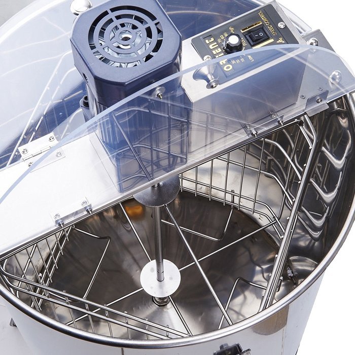 Sundaynmay Honey Extractor 4/8 Frame Hive Bee Drum Keeping Pro Steel Industry Steel Durable Cottage 304 Stainless... N8