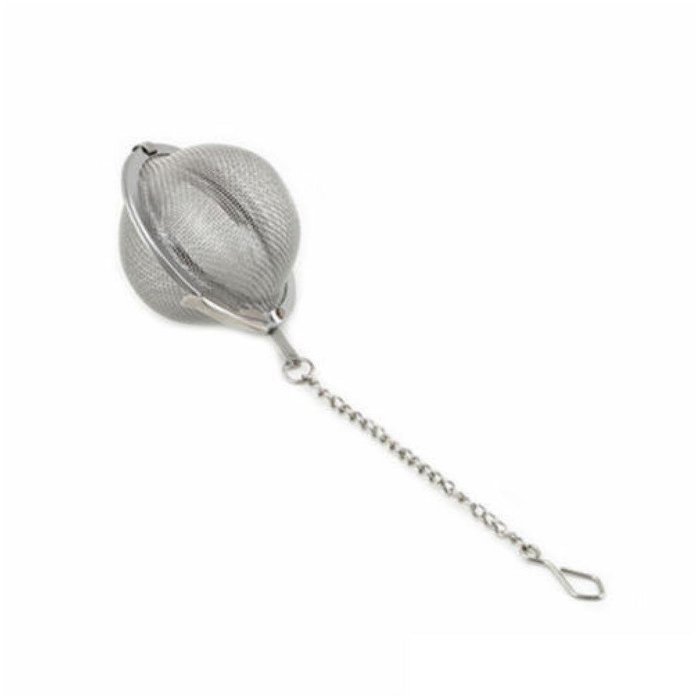 MAXGOODS Fine Ball Tea Infuser Strainer Mesh Filter Spoon Hooking Chain Stainless Steel N4