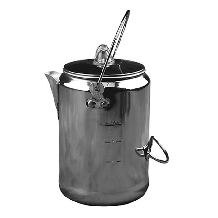 Coleman 2000016428 Coffee Pot, Aluminum, 9-Cup