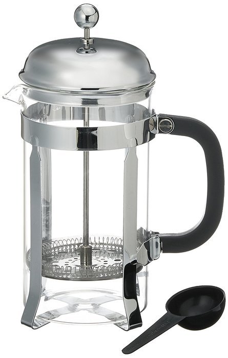 Bruntmor, Premium 34 Oz French Press set 2 mugs 7oz Double Filter Borosilicate Heat Resistant Glass N6
