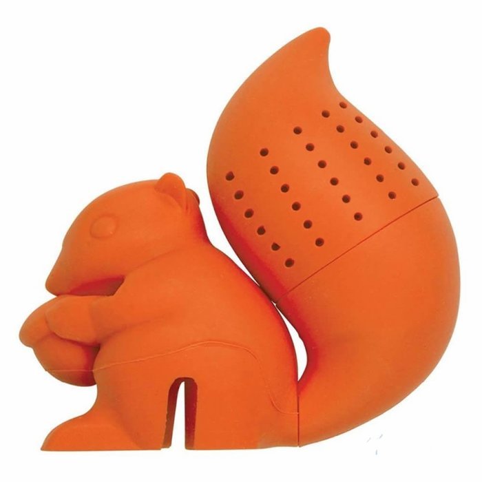 GOOTRADES Squirrel Shaped Tea Infuser Loose Leaf Strainer Bag Mug Filter (Blue) N5