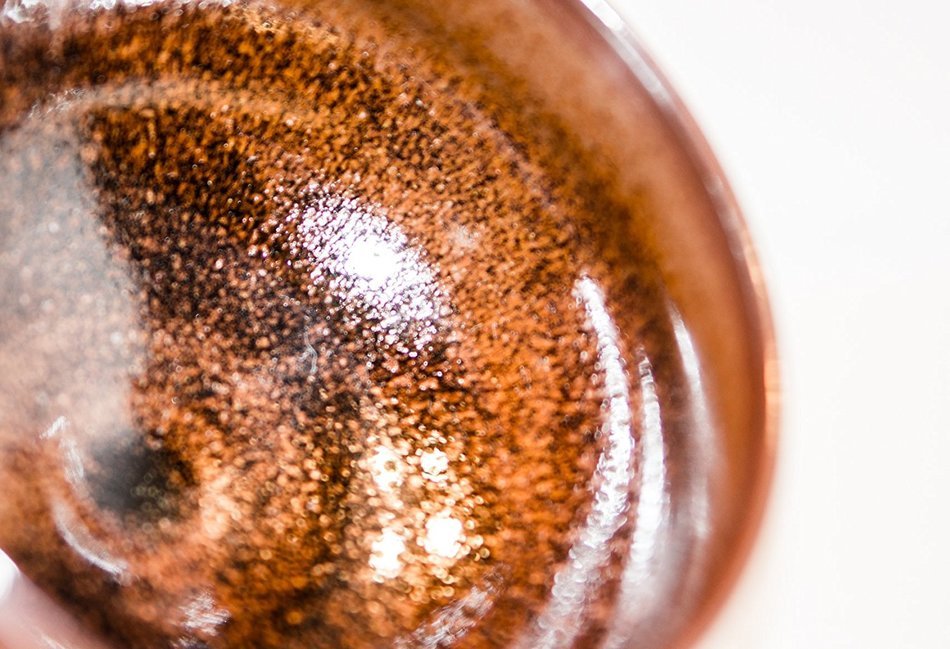 Matcha bowl chawan Hagiyaki brown-red Artist Artwork N7