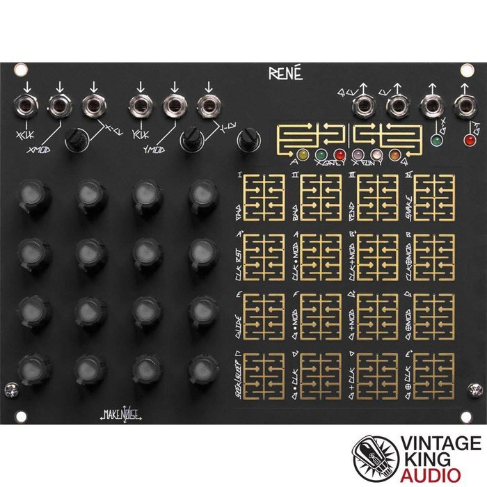 Make Noise Rene Cartesian sequencer Eurorack modular synth module