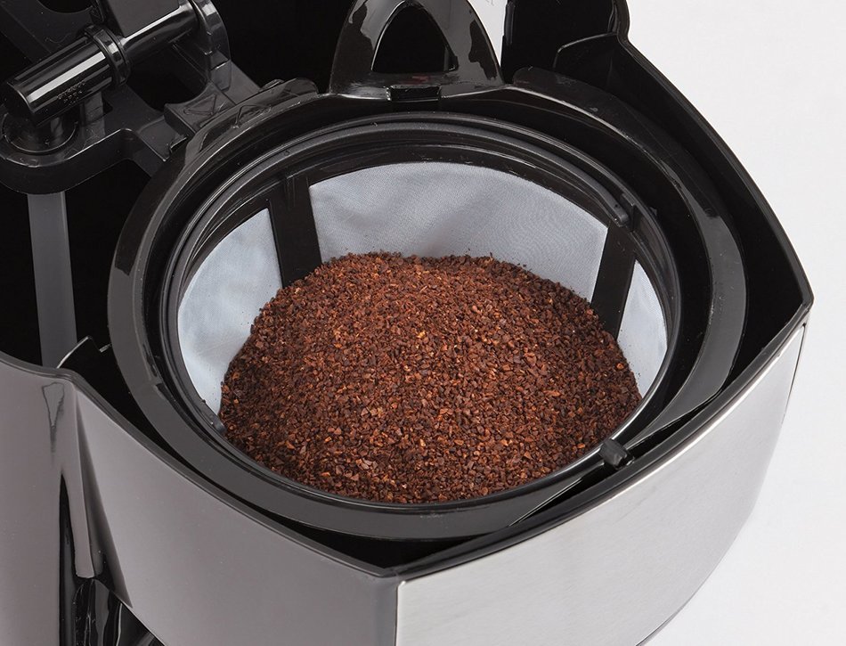 Betty Crocker BC-2809CB 12-Cup Coffee Maker with Digital Screen, Stainless Steel N5